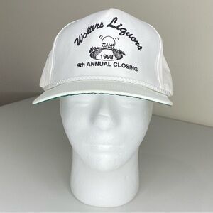 Vintage Walter’s Liquor 1999 Golf Closing Adjustable White Hat Ball Cap